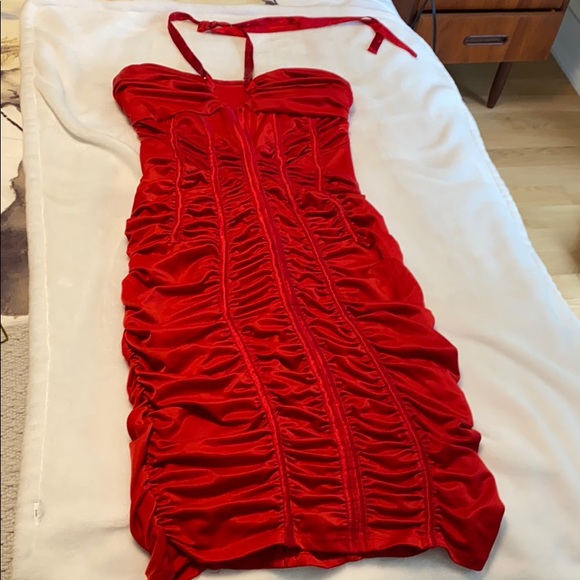 Bebe sexy red dress size S - Picture 2 of 6